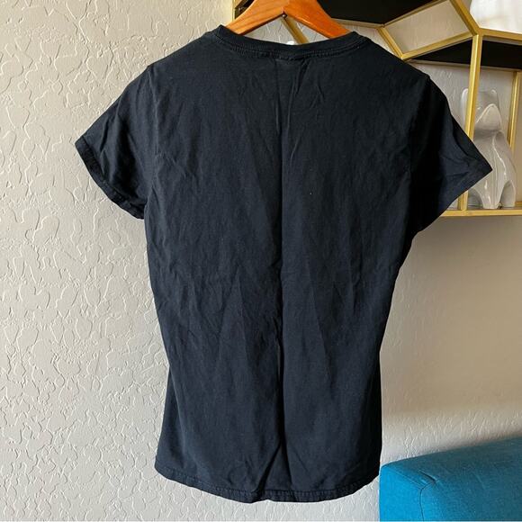 Port & Co Flat Earth Society short sleeve graphic tee ladies cut medium M - Picture 4 of 6